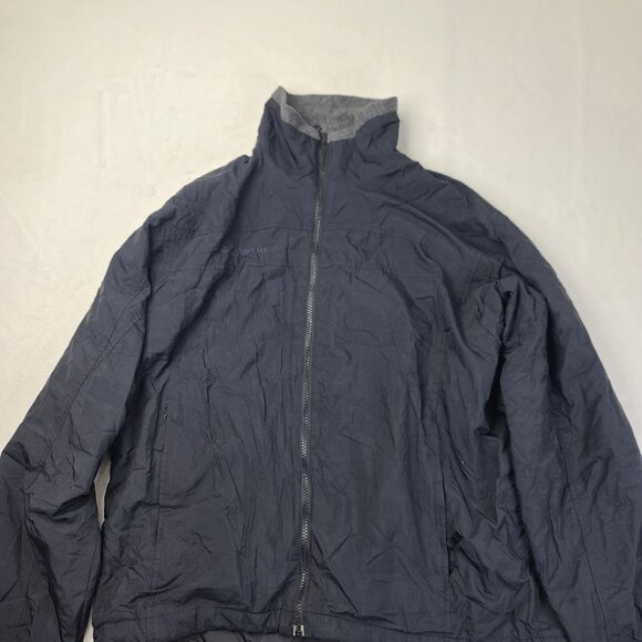 Columbia Men's Black Primaloft Interchange Reverse Snow Fleece Jacket Size M - Picture 2 of 7